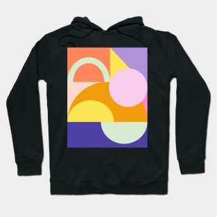 Vibrant Geometric Shapes Hoodie